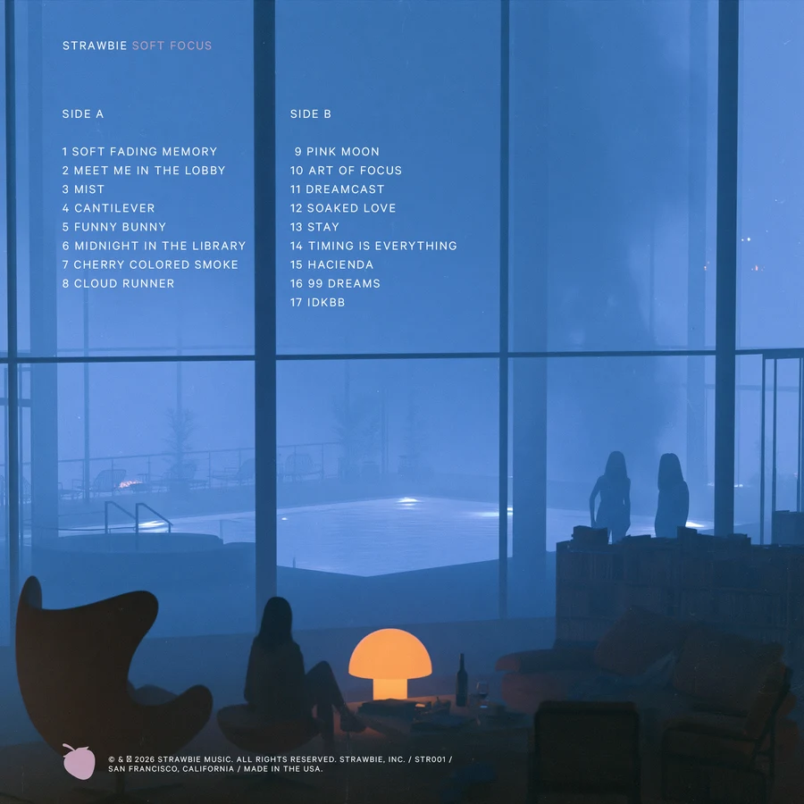 Soft Focus back cover with full tracklist